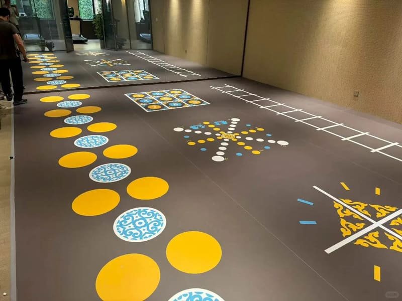Heat welding PVC sports flooring seams to manufacturer specification